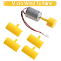 Miniatyrbild 3 av 5: 2025 Lämplig Mini vertikal vindturbingenerator, vindturbinsats, undervisningsmodell