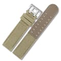 20/22MM For Hamilton KHAKI FIELD Sport Nylon Canvas Cowhide Watch Strap