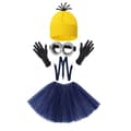 5-pack Halloween-kostym för flickor, marinblå navy blue