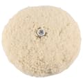 7 inch Double Sided Wool Polishing Pad with 5/8\" Bolt Wool (1-Pack) Bildfärg