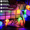 Miniatyrbild 5 av 5: 2-pack 100 LED 32FT Crystal Globe Solcellslingor Utomhus, Vattentäta Solcellslampor Utomhus