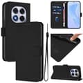 Miniatyrbild 2 av 5: Solid Color PU Case for Redmi Note 14 Pro 5G / 14 Pro+ 5G Black