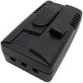 1 120V LED-basdimmer med to utganger: dimmer og bryter, trinnløs dimming, egnet for dimbare LED-lamper.