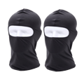 Balaklava / skidmask / MC-huva Svart 2-pack M 2-pack