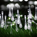 Miniatyrbild 3 av 4: Solcells Vattendrop String Lights 30LED 8 Lägen Solcells Dripp Ljus