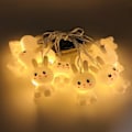 Miniatyrbild 5 av 5: Ingen varumärkes påskhare ljusslingor påsk LED-lampor utomhus trädgårdsfest dekoration batteri