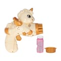 Automatic 9-Hole Bubble Machine Toy Unicorn Design Outdoor Play Handheld Electric Bubble Gun Durable Plastic 3+ Years for Kids Beige