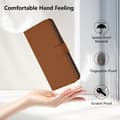 Miniatyrbild 5 av 5: Solid Color PU Case for Redmi Note 14 Pro 5G / 14 Pro+ 5G Brown
