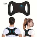 Unisex Posture Corrector Back Brace with Adjustable Positioning - Lower/Upper Back Support, Improved Posture