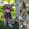 Miniatyrbild 3 av 5: Trädgård Stor Goblin Handgjord Harts Dekorativ Skulptur Trädgårdstomte Trädgårdsdekoration för Hemmet