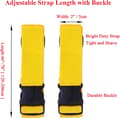 Miniatyrbild 4 av 5: 2-pack Adjustable Straps with Quick Release Buckle for Suitcases, Bright Colors, Yellow
