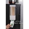Miniatyrbild 3 av 5: 2025 Lämplig engångsmuggsdispenser, vattenkylare, neddragbar väggmontering för 120-240 ml engångsmuggar i plast