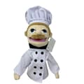 Hand Puppet Chef Fireman Farmer Worker Detective Doctor Plush Toy for Kids