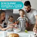 Miniatyrbild 2 av 5: 2025 Lämplig Äggseparator Gula Groda Silikon Grön Groda Separation Gula Gula Separator