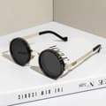 Miniatyrbild 1 av 5: Adaptive ND Filter Adjustable Dimming Sunglasses Retro Round UV400 Protection