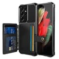 Læder Wallet Case med Kortlommer til Samsung Galaxy S21 Ultra 5G