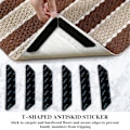 Miniatyrbild 3 av 5: Antislip-mattor, 24 st Antislip-mattor Rug Grippers Stickers, Antislip-mattor
