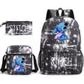 Lilo & Stitch Ryggsäcksset Skolväska. .- Perfe lightning black
