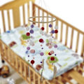 Miniatyrbild 4 av 4: Trähängande babymobil, barnens hängande vindspel, trävindspel för sovrum