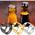 Miniatyrbild 5 av 5: Metallkorköppnare Ring Flasköppnare Ölringsflasköppnare Retro Cola Ölkorkskruv Ring för Vila