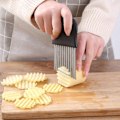 Miniatyrbild 3 av 5: 3 st rostfria vågskärare, potatisskärare, pommes frites-slicer multifunktionell potatis
