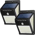 Sollampor för utomhusbruk, rörelsesensor [2-pack 144 LED]