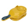 Portable Manual Dumpling Maker, 2-in-1, Dough Press, Kitchen Tool, Yellow