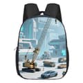 Excavator School Bag for Children, Preschool Backpack, Cute Cartoon Multifunctional Large Capacity Student Backpack E009