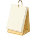 Miniatyrbild 1 av 5: Små tomma flashcards indexkort anteckningskort stansade med pärmringar Kraftpapper stående vändning