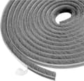 10m Brush Strip, Windproof and Dustproof Self-Adhesive Brush Seal for Moving Windows and Doors, 9mm Width x 9mm Height, Grey Betterlifefg