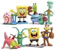 8-pack Svampbob Fyrkant Figurer Spongebob Squarepants julklappar