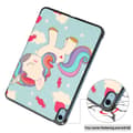 Miniatyrbilde 2 av 9: Apple iPad 10.9 2022 Slim fit tri-fold deksel - Enhjørning multifärg multicolor
