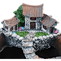 Miniatyrbild 5 av 5: Sagohusformad blomkruka, blomkruka för utomhus- och inomhusbruk, unik söt husdesign, heminredning, silver