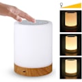Miniatyrbilde 4 av 5: LED nattlys berøringslampe nattbordlampe for soverom, oppladbar, dimbar, varmt hvitt lys
