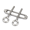 Miniatyrbilde 3 av 4: Kabelsperrer 10 stk M4 Justerbar Rustfritt Stål Kabelspenner Lanterne Spenner Wire Spenner for Tau Kabel Tøyline Hage Wire Mesh