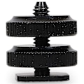 Miniatyrbild 2 av 5: Kamerasko-fäste till 1/4 tum-20 Stativskruv Adapter, Blixtsko-fäste för DSLR-kamera (förpackning med