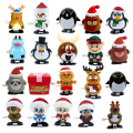 Miniatyrbild 2 av 5: Jultomte älg snögubbe julvev leksak julklapp Style 2