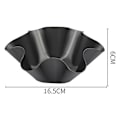Miniatyrbillede 2 af 5: Tortilla Maker Nonstick Taco Shell Maker Salatskål Kulstofstål Bageforme Til Køkken4pcs-sort Juni 6.15