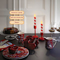 Miniatyrbillede 2 af 5: 12 Pak Julelys Tapers Flammeløse Lys Blinkende Batteridrevne Julelys white