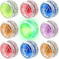 Miniatyrbilde 1 av 3: 9 stk LED-lys Yoyo Responsive Ball Bearing Yoyo Plast Responsive -GSL