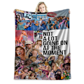 Miniatyrbild 1 av 5: Berömd sångare flanellfilt Taylor Swift presentfilt luftkonditioneringsfilt napfilt täcke kändisfilt 100*150cm