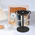 Miniatyrbillede 2 af 5: 1/2 stk Solbriller Holder Stativ, Solbrille Opbevaring Stativ 360 Grader Roterende Briller Display Akryl Solbriller Holder Organizer black