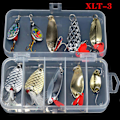 Miniatyrbillede 5 af 5: 10 stk. Fiskeskeer Lokker & Agner Holdbare Hård Metal Spinner Agner til Ferskvand & Saltvand 6