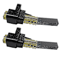 Pikkukuva 1 / 5: 2 kpl Moottorin hiiliharjat 6.5x11x32mm, Osia yhteensopiva LG-imureille