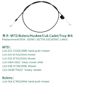 Miniatyrbilde 4 av 4: 1 155 cm bremsekabel for plenklipper fra MTD Craftsman 183567 532183567