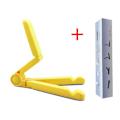 Miniatyrbillede 1 af 5: Universal Justerbar Bærbar Tablet Holder Stativ Bord til iPad Telefon iPhone yellow