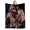 Miniatyrbillede 1 af 5: Berømt sanger flanneldækken Taylor Swift gave tæppe aircondition tæppe lur tæppe cover tæppe berømthed tæppe 100*150cm