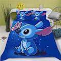 Pikkukuva 3 / 5: wish Stitch 3D-digitaalikuvioitu peitto, lakana, kolmiosainen vuodevaatesetti 13 140*210