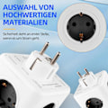 Miniatyrbillede 3 af 5: Stikkontakt-terning uden kabel 5/4 rum multistikkontakt stikkontaktadapter Cube 1X -GSL ZD C a
