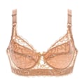 Miniatyrbild 1 av 3: Snygg Push-up BH för Kvinnor, Spets BH, Sexig Lingerie, Stöd BH AA A B C D dark skin tone 75absd